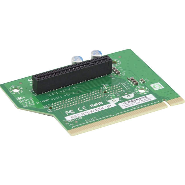 Supermicro 2U RHS WIO Riser Card with a PCI-E x8 for UP MBs (Rev 1.02) RSC-R2UW-E8R
