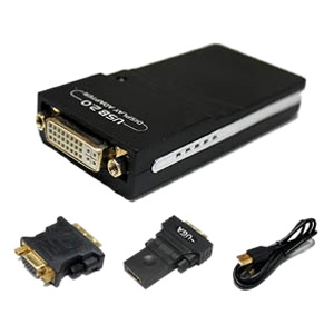 AddOn Bulk 5 Pack USB to DVI Hi-Res External Video Card USB2DVI-5PK