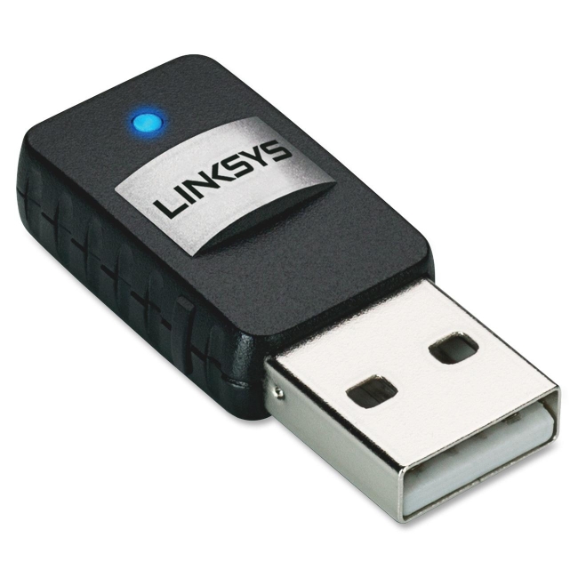 Linksys Wireless Mini USB Adapter AC580 Dual Band AE6000