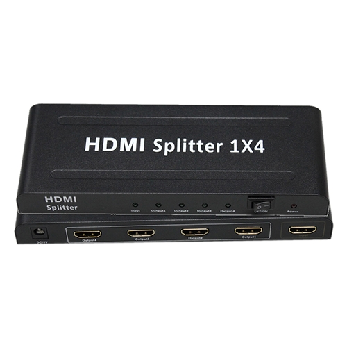 4XEM 4 Port HDMI Splitter and Signal Amplifier 4XHDMISP1X4