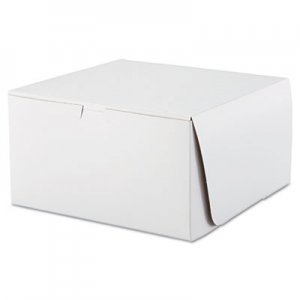 SCT Tuck-Top Bakery Boxes, 10w x 10d x 5 1/2h, White, 100/Carton SCH0977 SCH 0977