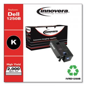 Innovera Remanufactured 331-0778 (1250) High-Yield Toner, Black IVRD1250B