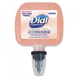 Dial Professional Antimicrobial Foaming Hand Wash, Original, 1.25L, Cassette Refill, 3/Carton DIA05067 1700005067