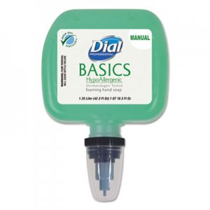 Dial Professional Basics Foaming Hand Wash, Honeysuckle, 1.25L, Cassette Refill, 3/Carton DIA05052 1700005052