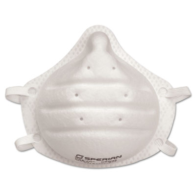 Honeywell ONE-Fit N95 Single-Use Molded-Cup Particulate Respirator, White, 20/Box UVX14110444 14110444