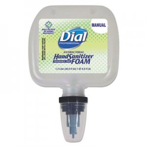 Dial Professional Antibacterial Foaming Hand Sanitizer, 1.2 L Refill, Fragrance-Free DIA05085 1700005085