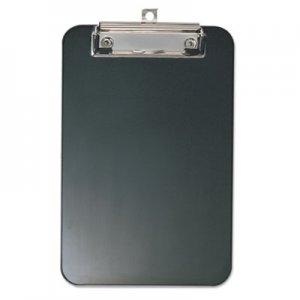 Officemate Plastic Memo Clipboard, 1/2" Capacity, 6 x 9, Black OIC83002 83002
