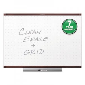 Quartet Prestige 2 Total Erase Whiteboard, 96 x 48, Mahogany Color Frame QRTTE548MP2 TE548MP2