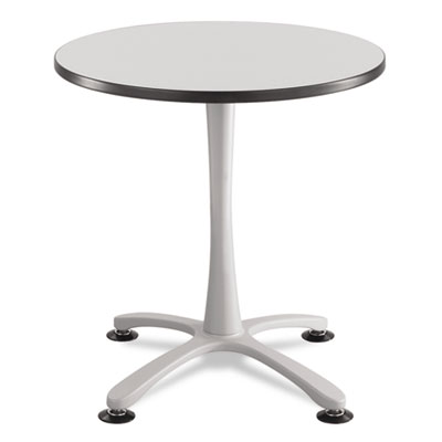 Safco Cha-Cha Sitting Height Table Base, X-Style, Steel, 29" High, Metallic Gray SAF2461SL 2461SL
