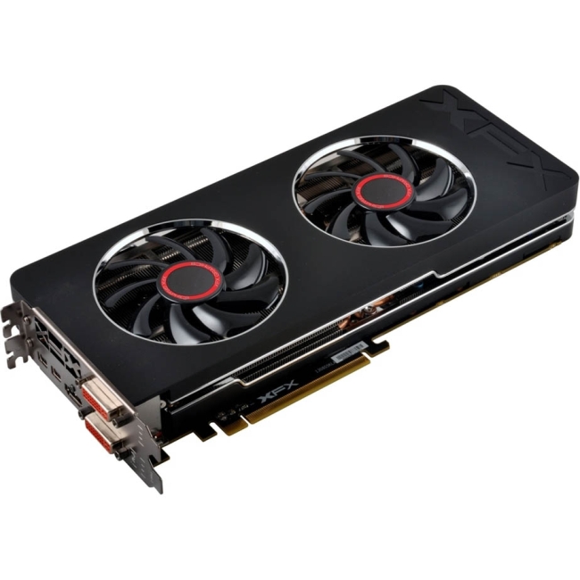 XFX Black Edition Double Dissipation Radeon R9 280X Ghost2 Thermal Graphic Card R9280XTDBD