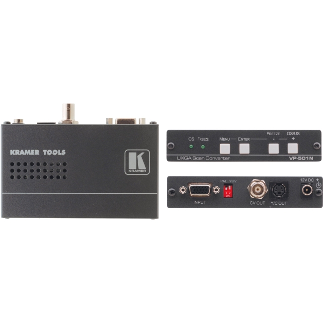 Kramer Computer Graphics Video & HDTV Scan Converter VP-501N