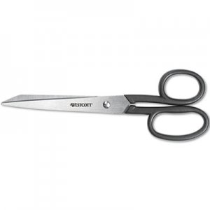 Westcott Kleencut Shears, Left/Right Hand, 8" Long, Black ACM19018 19018