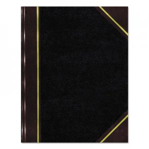 National Texthide Record Book, Black/Burgundy, 300 Green Pages, 14 1/4 x 8 3/4 RED57131 57131