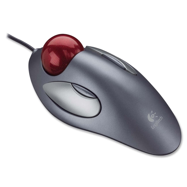 Logitech Trackman Trackball 910-000806 Marble