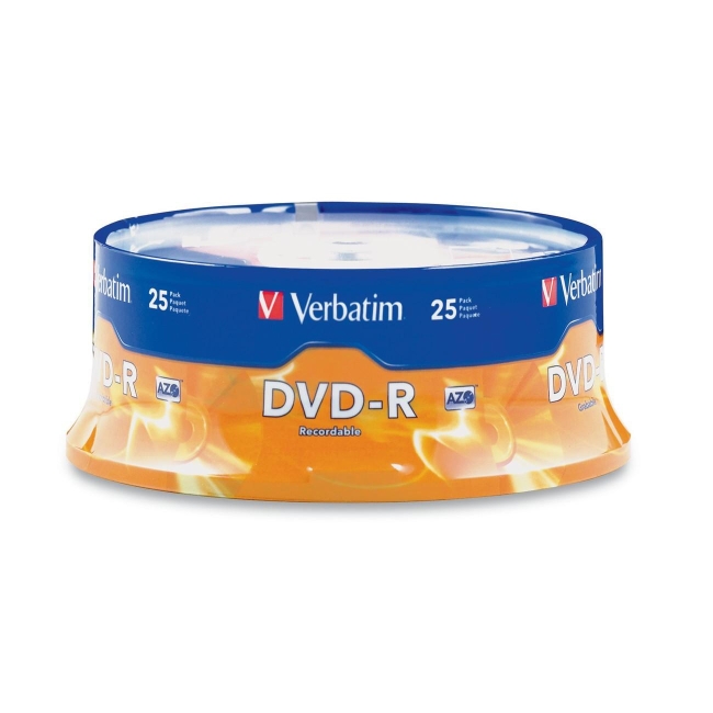Verbatim DVD-R 4.7GB 16x 25pk Spindle 95058