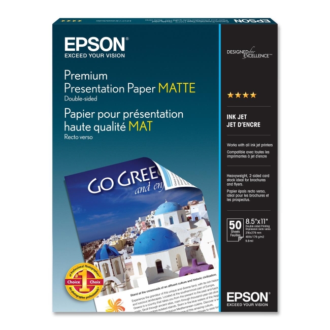 Epson Double-Sided Matte Presentation Paper S041568