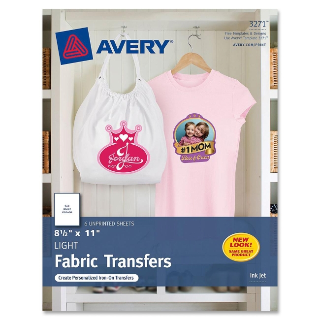 Avery Light T-Shirt Transfer 3271