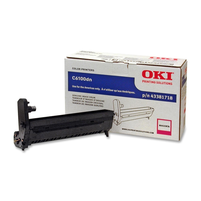 Oki Magenta Image Drum Kit For C6100 Series Printers 43381718