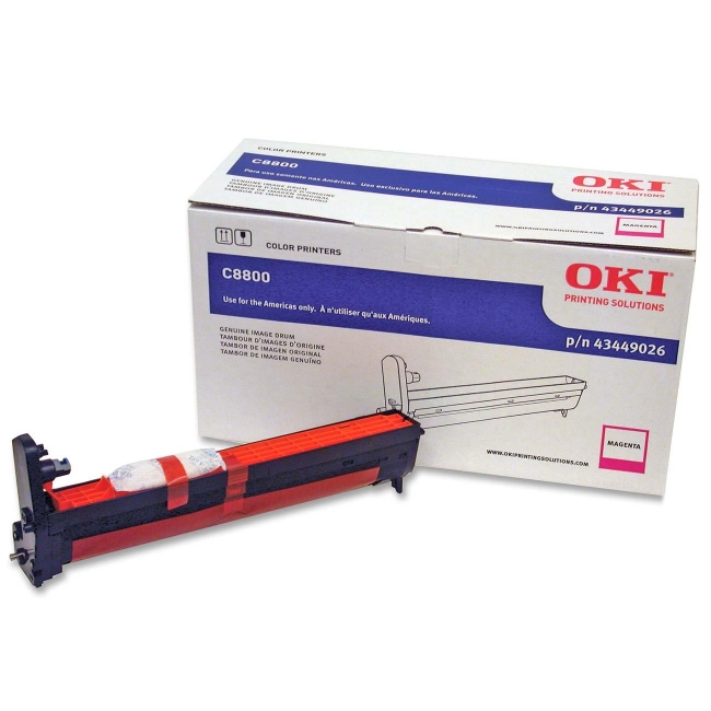 Oki Magenta Image Drum For C8800 Series Printers 43449026