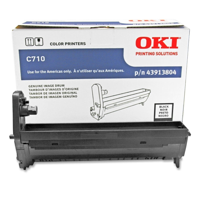 Oki Black Image Drum For C710 Series Printers 43913804