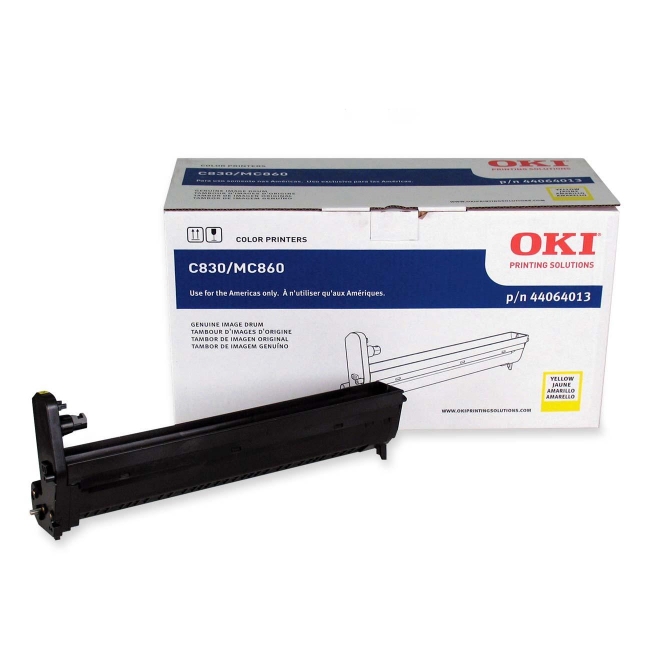 Oki C14 Yellow Imaging Drum Kit For C830 Series Printers 44064013