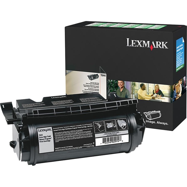 Lexmark Black Extra High Yield Return Program Toner Cartridge 64475XA