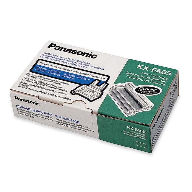 Panasonic Black Ribbon Cartridge KX-FA65