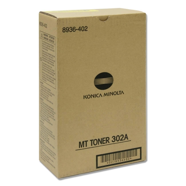 Konica Minolta Type 302A Black Toner Cartridge 8936-402