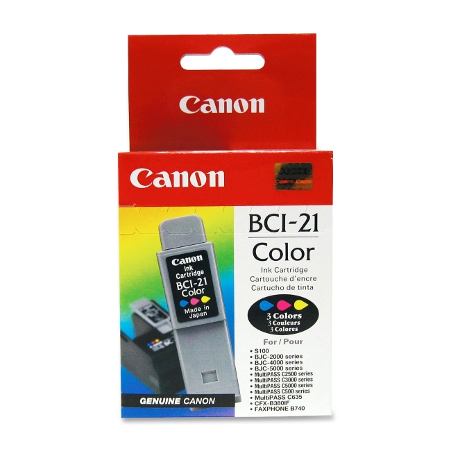 Canon Tri-Color Ink Cartridge 0955A003 BCI-21Clr