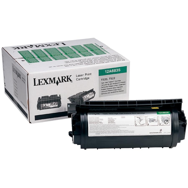 Lexmark Black Toner Cartridge 12A6835