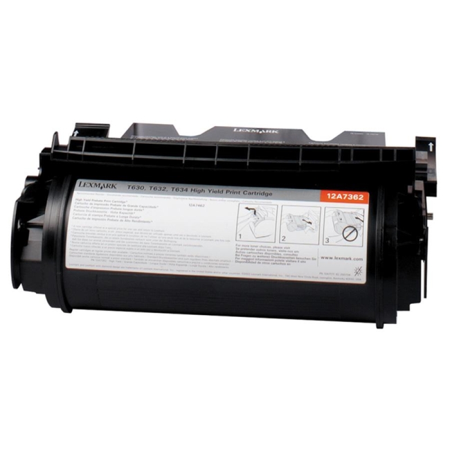 Lexmark Black Toner Cartridge 12A7468