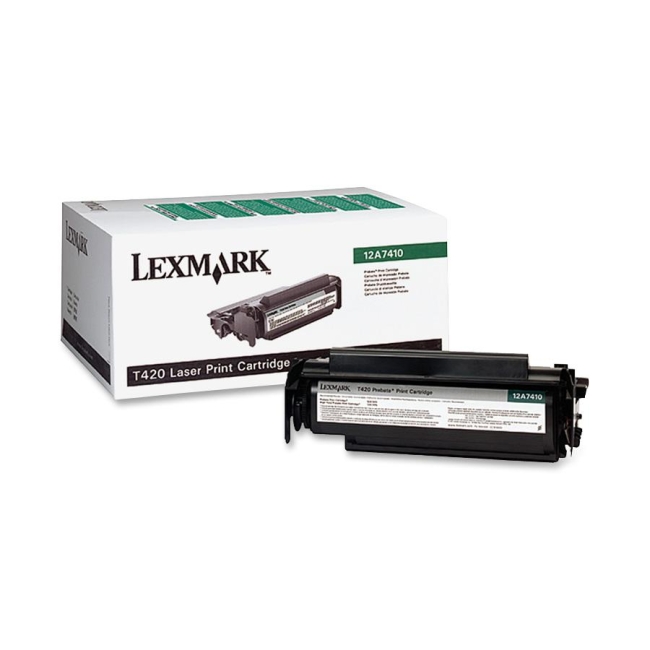 Lexmark Black Toner Cartridge 12A7410
