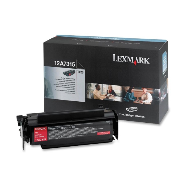 Lexmark Black Toner Cartridge 12A7315