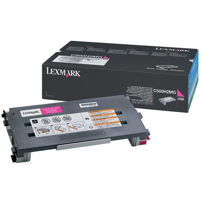 Lexmark Magenta High Yield Toner Cartridge C500H2MG