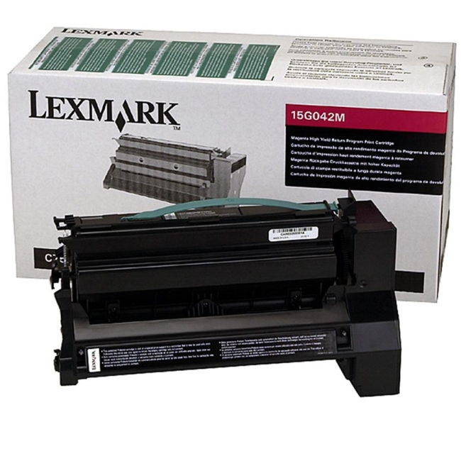 Lexmark Magenta Toner Cartridge 15G042M