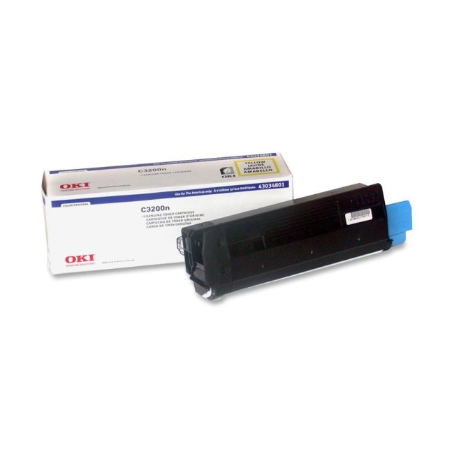 Oki Yellow Toner Cartridge 43034801 Type C6