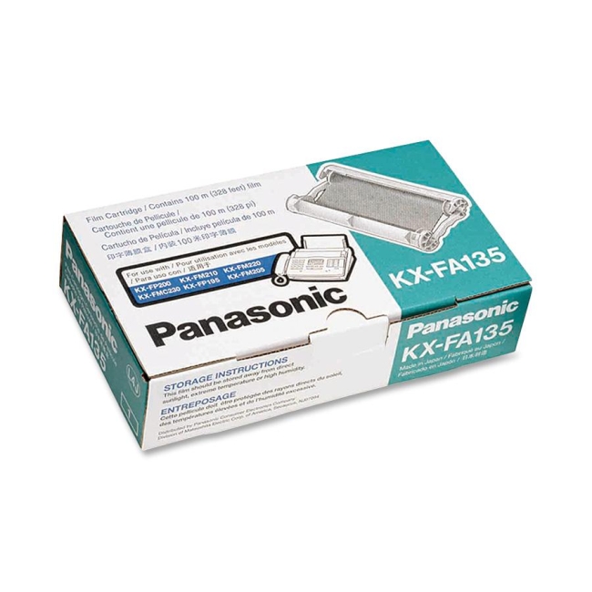 Panasonic Black Film Ribbon Cartridge KX-FA135