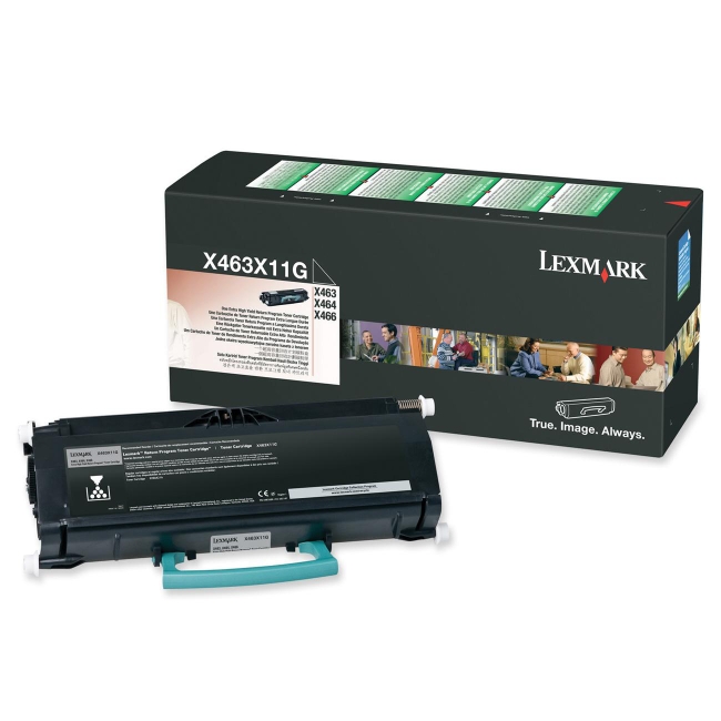 Lexmark Extra High Yield Return Program Black Toner Cartridge X463X11G