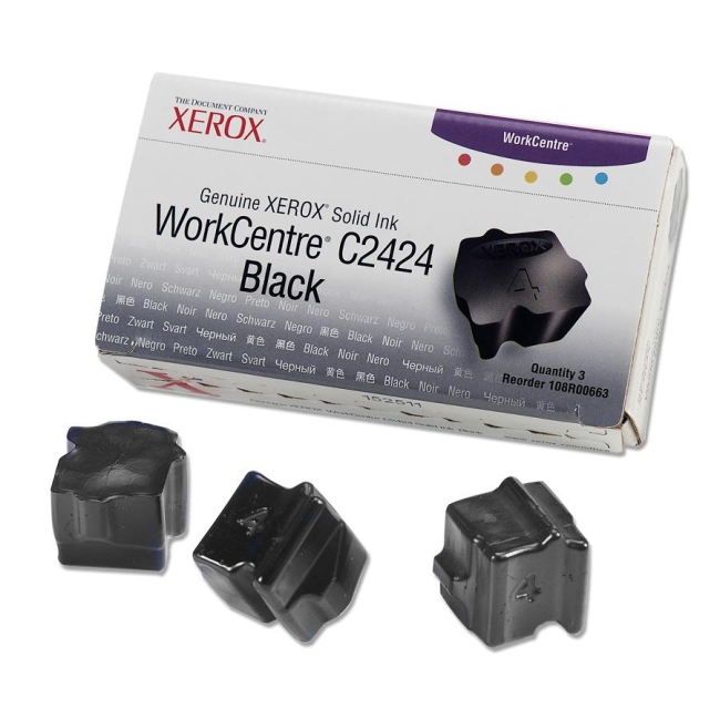 Xerox Black Solid Ink Sticks 108R00663