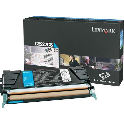 Lexmark Cyan Toner Cartridge C5222CS