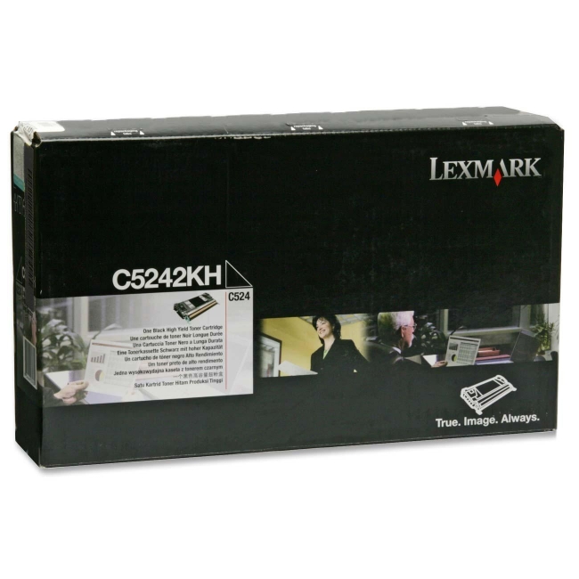Lexmark Black High Yield Toner Cartridge C5242KH