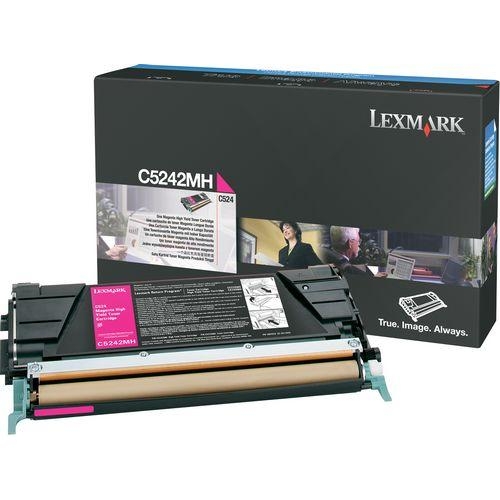Lexmark Magenta High Yield Toner Cartridge C5242MH