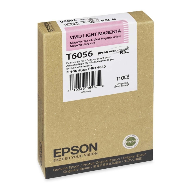 Epson Vivid Light Magenta Ink Cartridge T605600