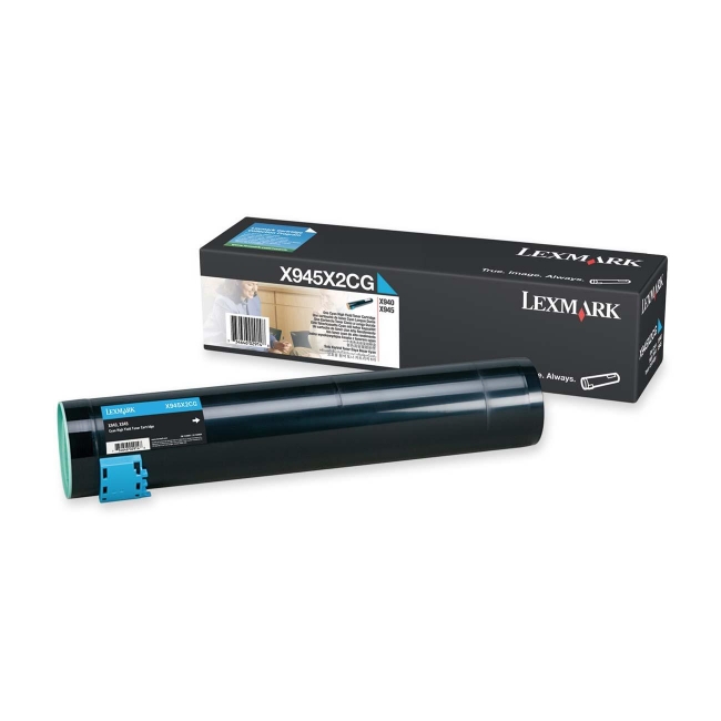 Lexmark High Yield Cyan Toner Cartridge X945X2CG