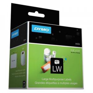 DYMO LW Multipurpose Labels, 2 3/4 x 2 1/8, White, 320 Labels/Roll DYM30324 30324