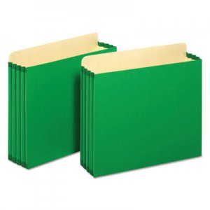 Pendaflex File Cabinet Pockets, Straight Cut, 1 Pocket, Letter, Green PFXFC1524PGRE FC1524P GRE