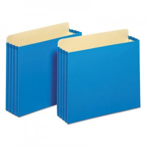 Pendaflex File Cabinet Pockets, Straight Cut, 1 Pocket, Letter, Blue PFXFC1524PBLU FC1524P BLU
