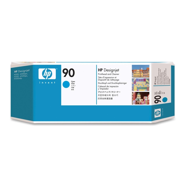 HP Cyan Printhead and Printhead Cleaner C5055A 90