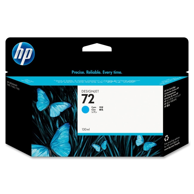 HP Cyan Ink Cartridge C9371A 72
