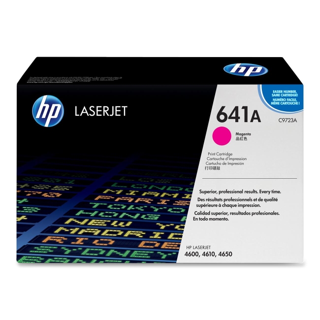 HP Magenta Original LaserJet Toner Cartridge C9723A 641A